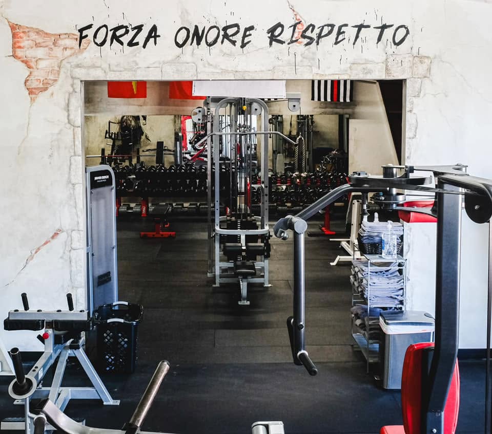 Strength and conditioning area at Iron Legion